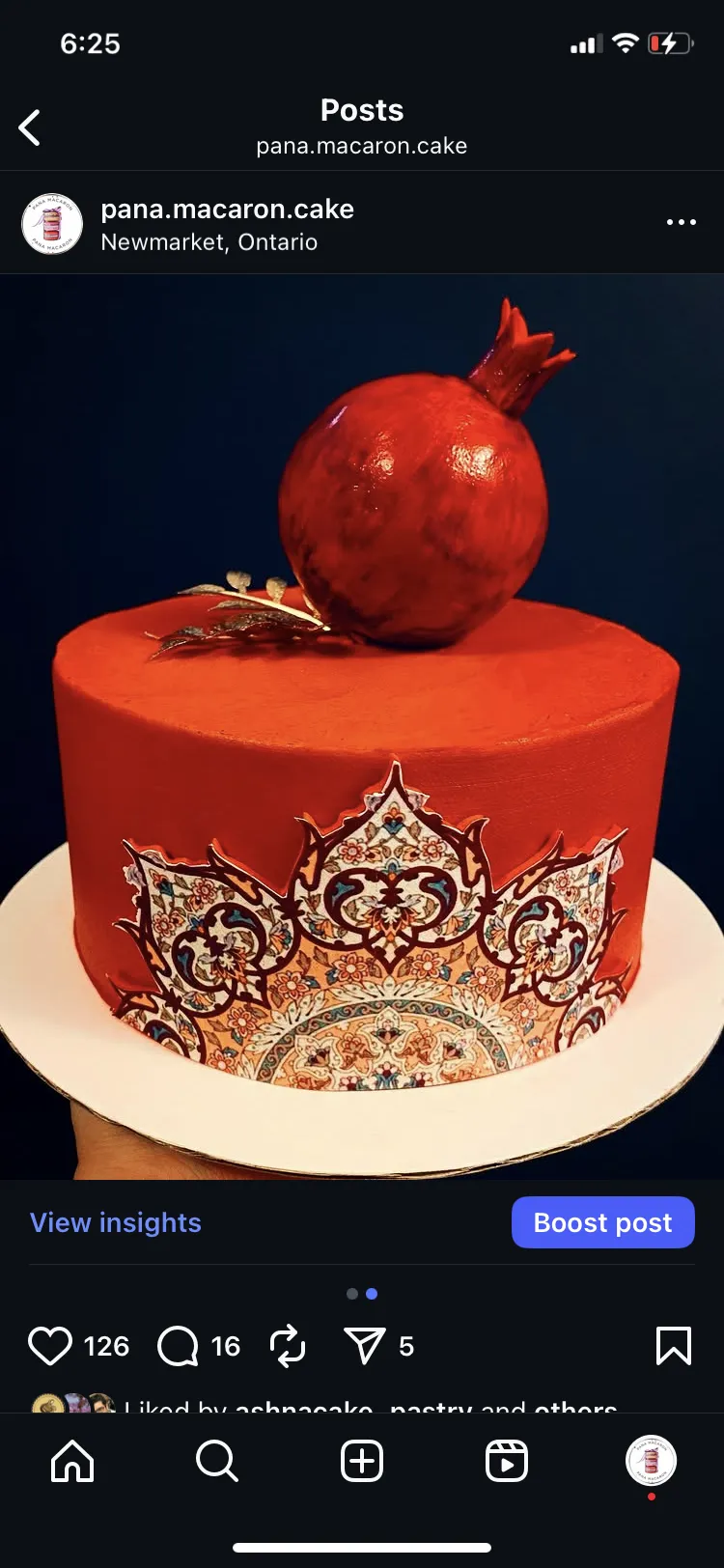 Yalda cake
