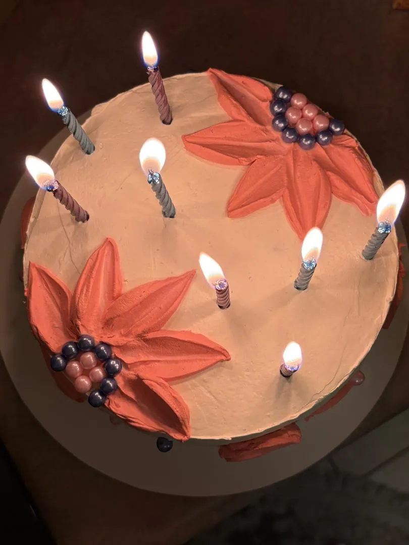 8 inches birthday cake each