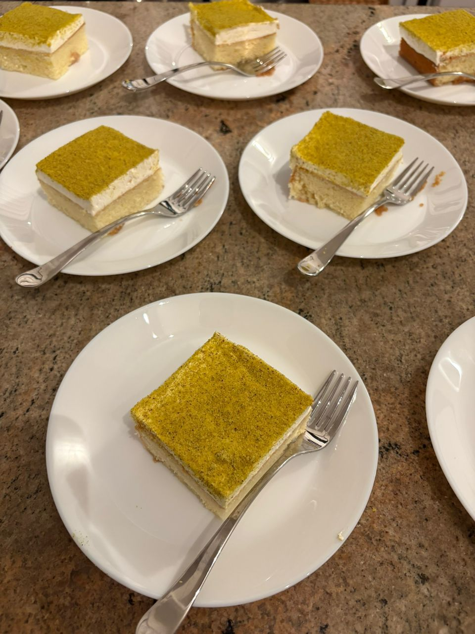 Tres leches cake each