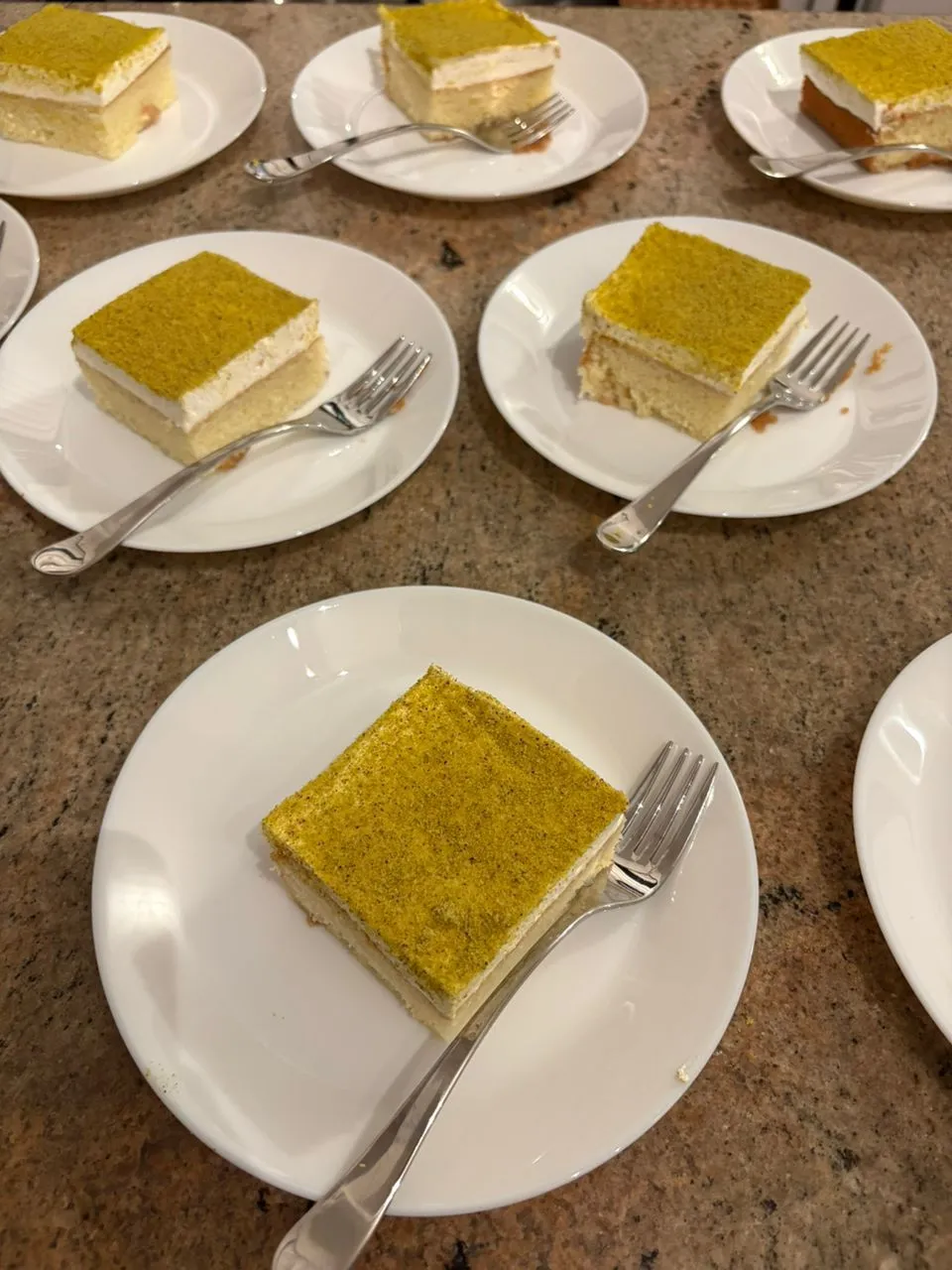 Tres leches cake each